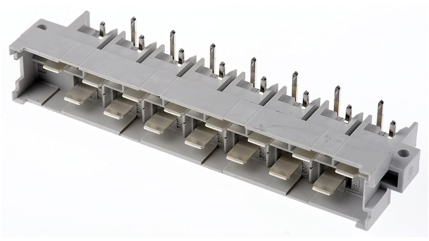 HARTING Rechteck-Steckverbinder Stecker gewinkelt, 15-polig, Raster 5.08mm