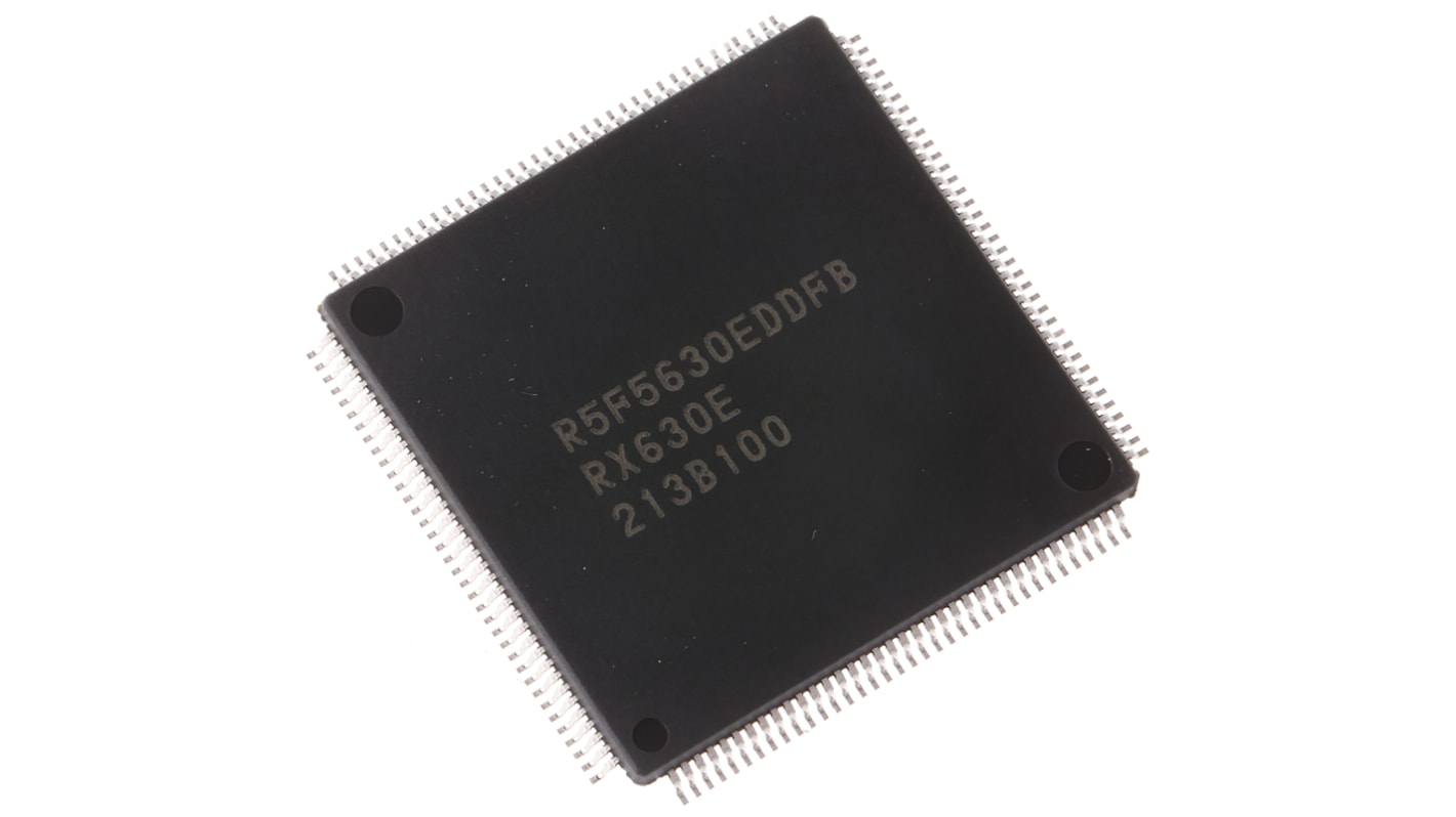 Renesas Electronics Mikrocontroller RX600 RX 32bit SMD 2 MB LFQFP 144-Pin 100MHz 128 KB RAM USB