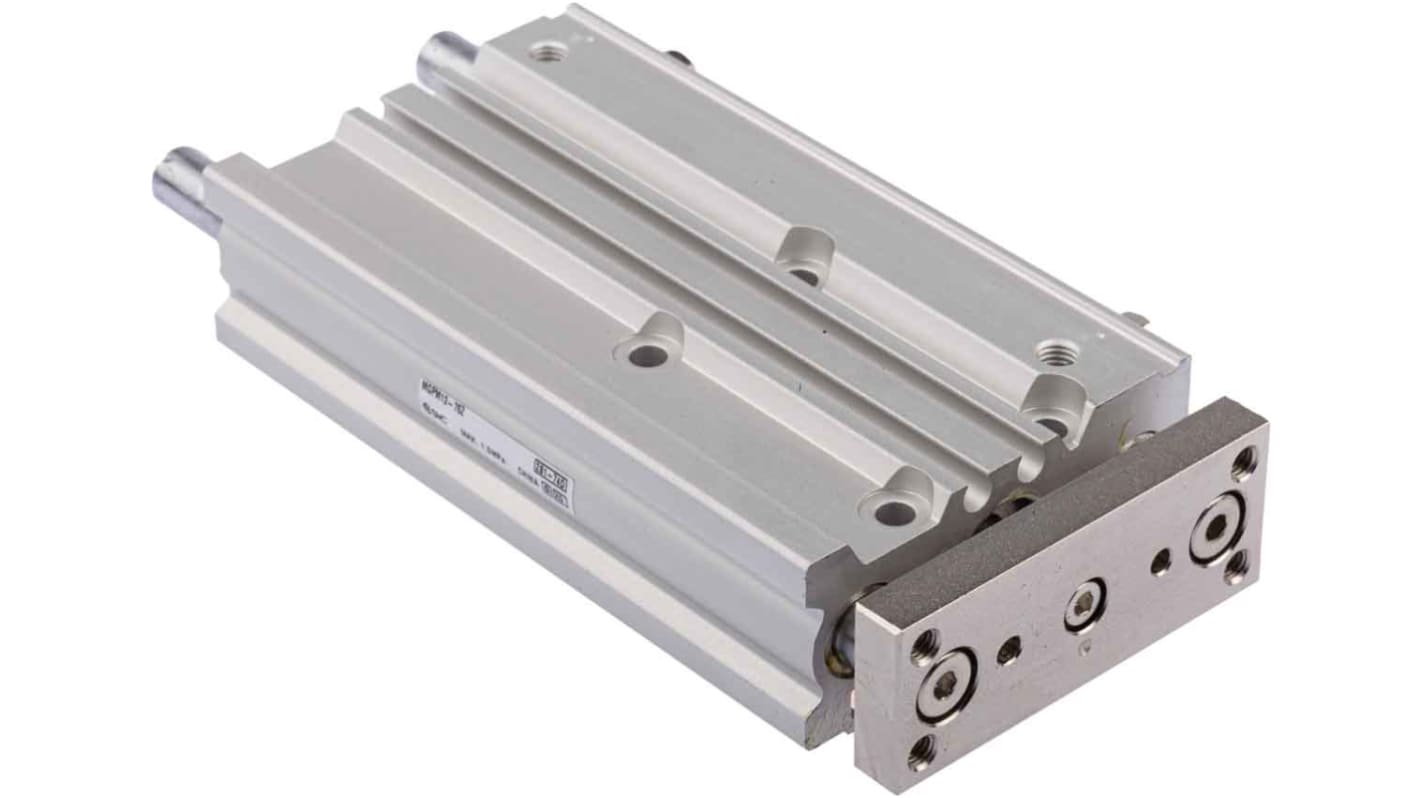 SMC Pneumatic Guided Cylinder - 12mm Bore, 75mm Stroke, MGP Series, Double Acting