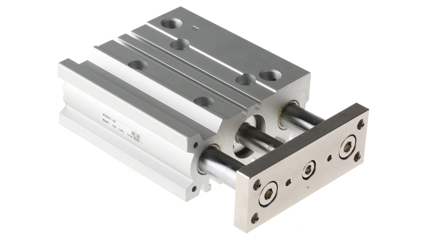 SMC Pneumatic Guided Cylinder - 20mm Bore, 50mm Stroke, MGP Series, Double Acting