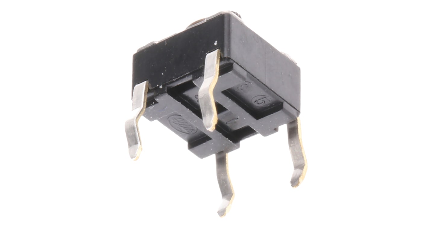 Grey Stem Tactile Switch, SPST 50 mA @ 12 V dc 5mm Surface Mount