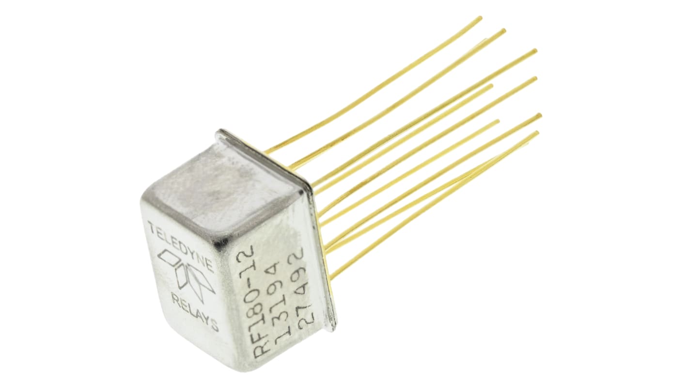 Teledyne PCB Mount RF Relay, 12V dc Coil, 6GHz Max. Coil Freq., DPDT