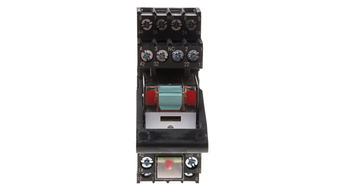 Siemens LZS Series Interface Relay, Plug In, 230V ac Coil, 4PDT, 4-Pole