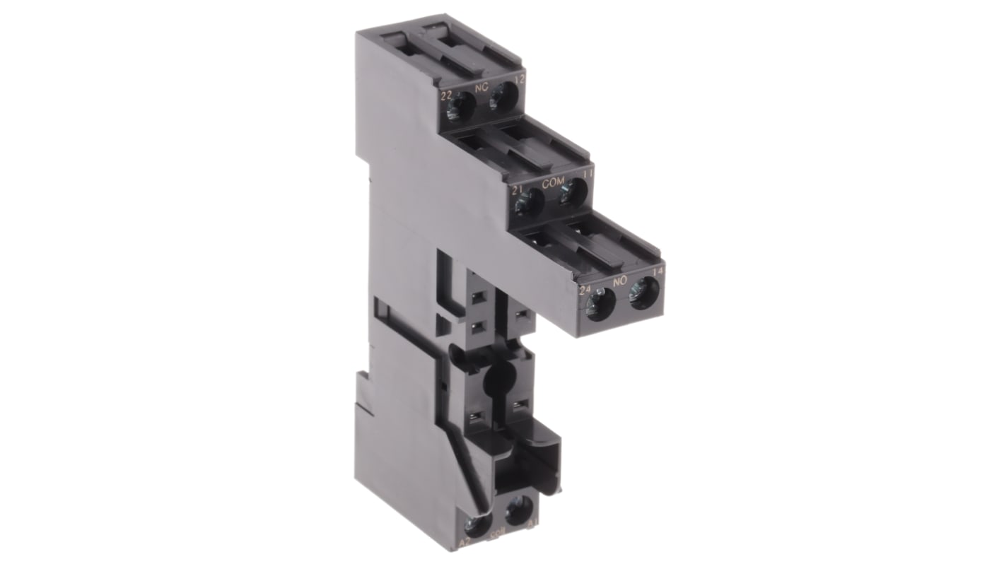 Siemens LZS Snap-On Rail Mount Relay Socket