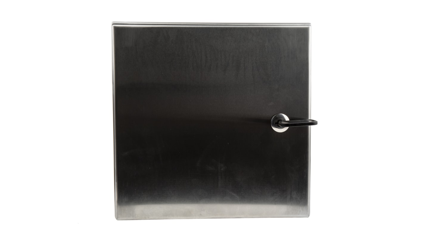 Caja de pared RS PRO de Acero inoxidable 304 Sin Pintar, con placa de montaje, 300 x 300 x 200mm, IP66