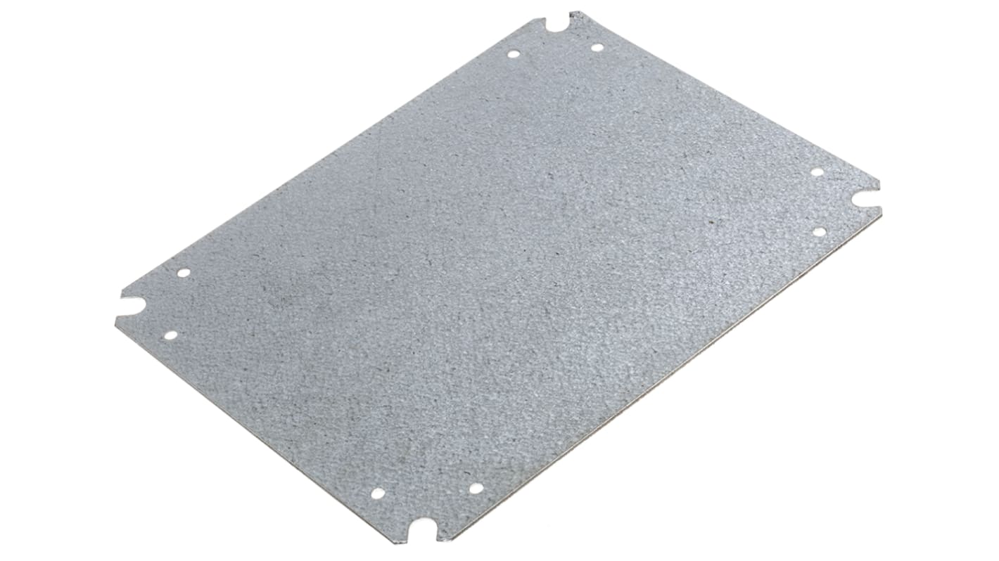 RS PRO Stainless Steel Mounting Plate, 248mm H, 250mm W, 198mm L for Use with SBOX 3.4-200 V2, SBOX 5.5-200 V2, SBOX