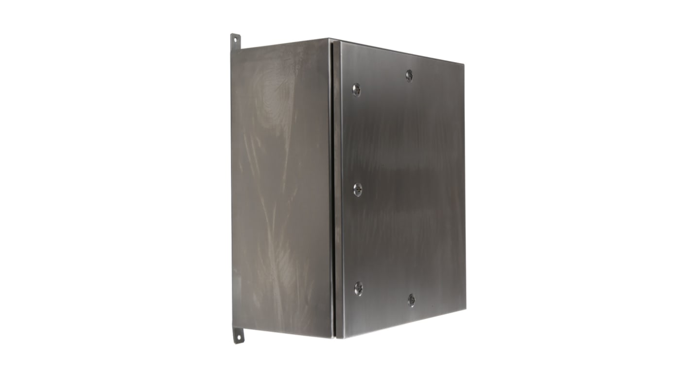 Caja de pared RS PRO de Acero inoxidable 304 Sin Pintar, 600 x 500 x 300mm, IP69K