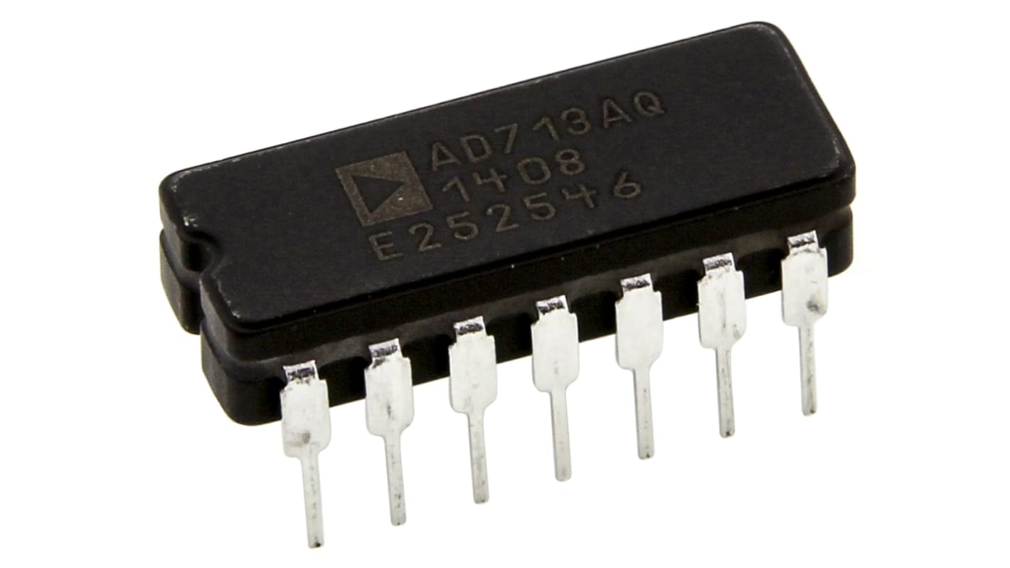 AD713AQ Analog Devices, Op Amp, 4MHz, 14-Pin CERDIP