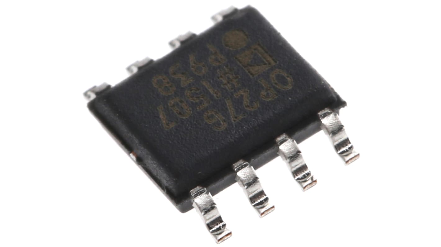 Overflademontering 1 kanaler per chip , SOIC, Operationsforstærker, 8 ben