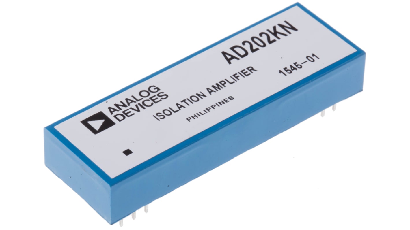 AD202KN Amplificateur d'isolement Analog Devices, PDIP, 2 canaux, 10 broches, 15 V
