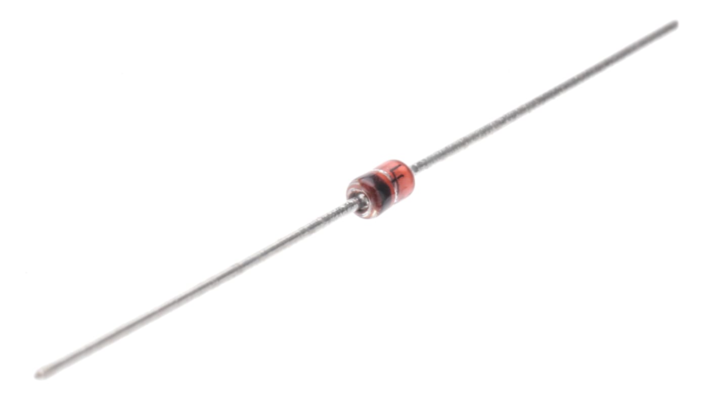 onsemi, 7.5V Zener Diode 5% 1 W Through Hole 2-Pin DO-41