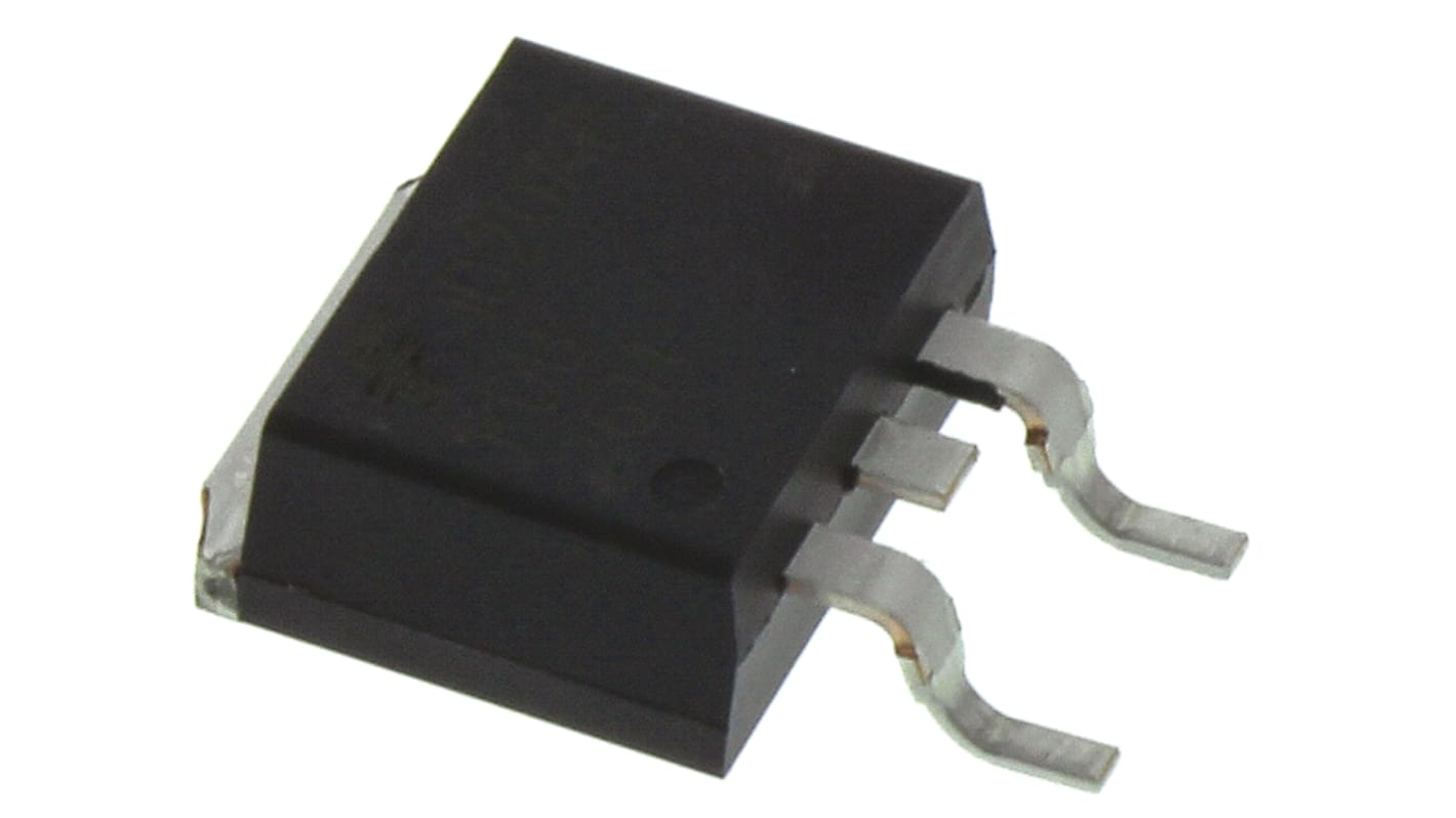 MOSFET onsemi, canale N, 27 mΩ, 62 A, D2PAK (TO-263), Montaggio superficiale