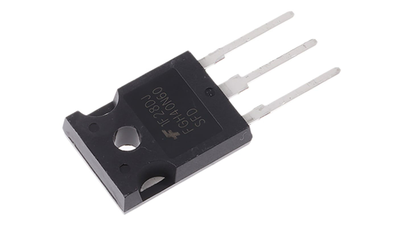 onsemi IGBT / 80 A ±20V max., 600 V 290 W, 3-Pin TO-247 N-Kanal