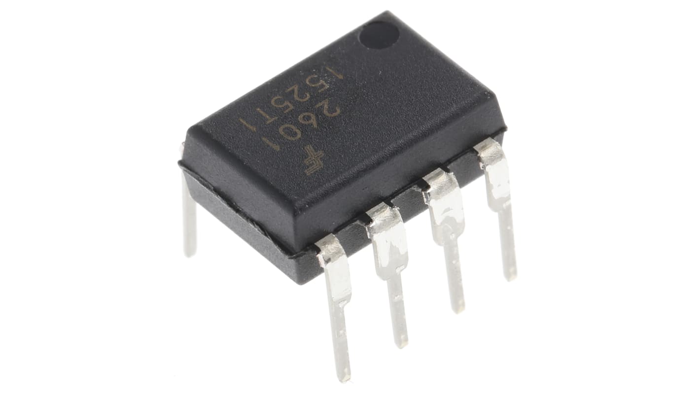 onsemi, HCPL2601 DC Input Logic Gate Output Optocoupler, Through Hole, 8-Pin DIP
