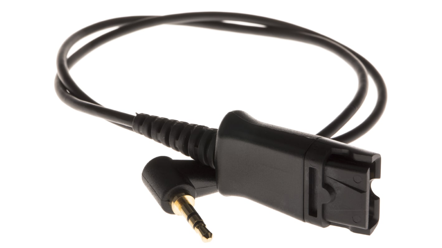 6427902 Plantronics Phone Accessory, Headset Jack, Black, 45.7cm RS
