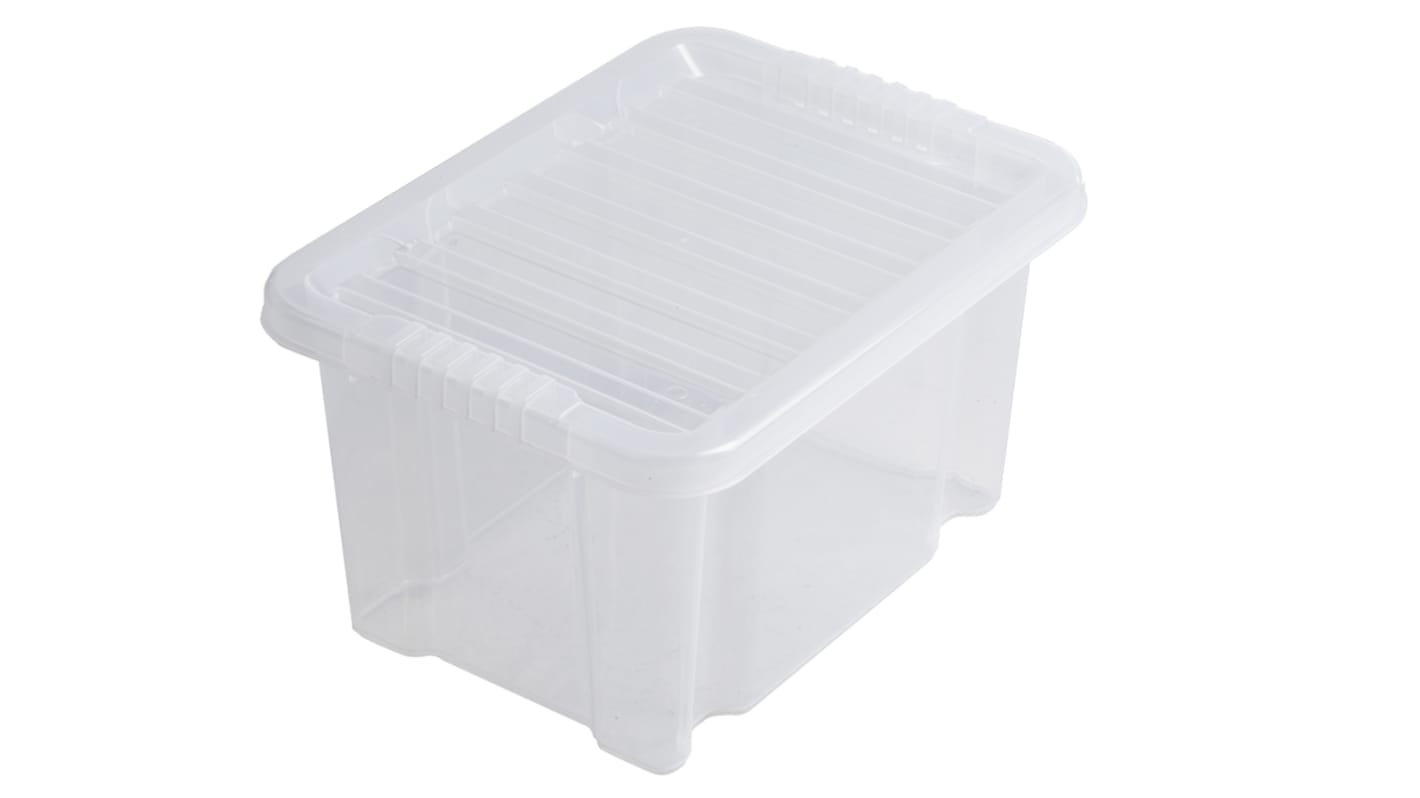 RS PRO Aufbewahrungsbox, Transparent