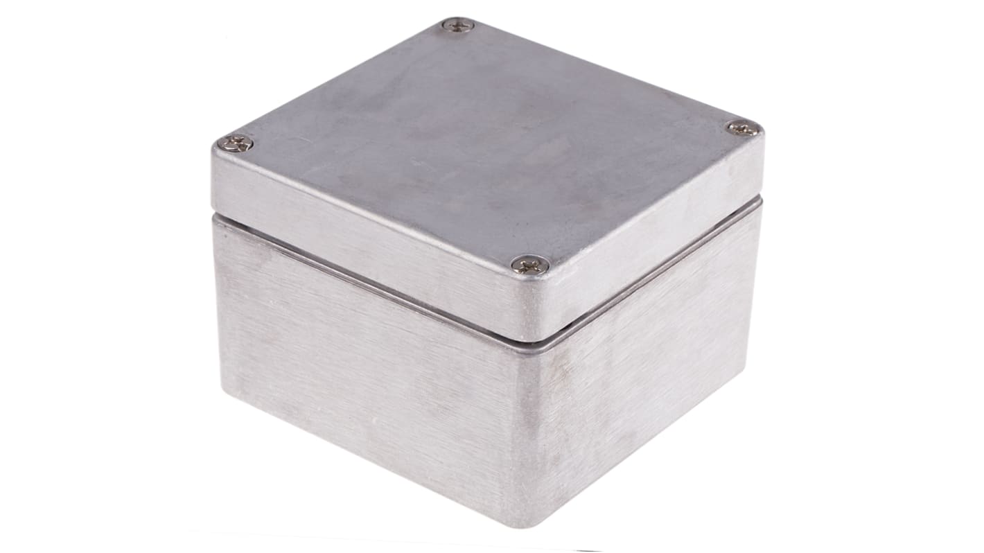 Caja RS PRO de Aluminio Presofundido Plateado, 122 x 120 x 81mm, IP66