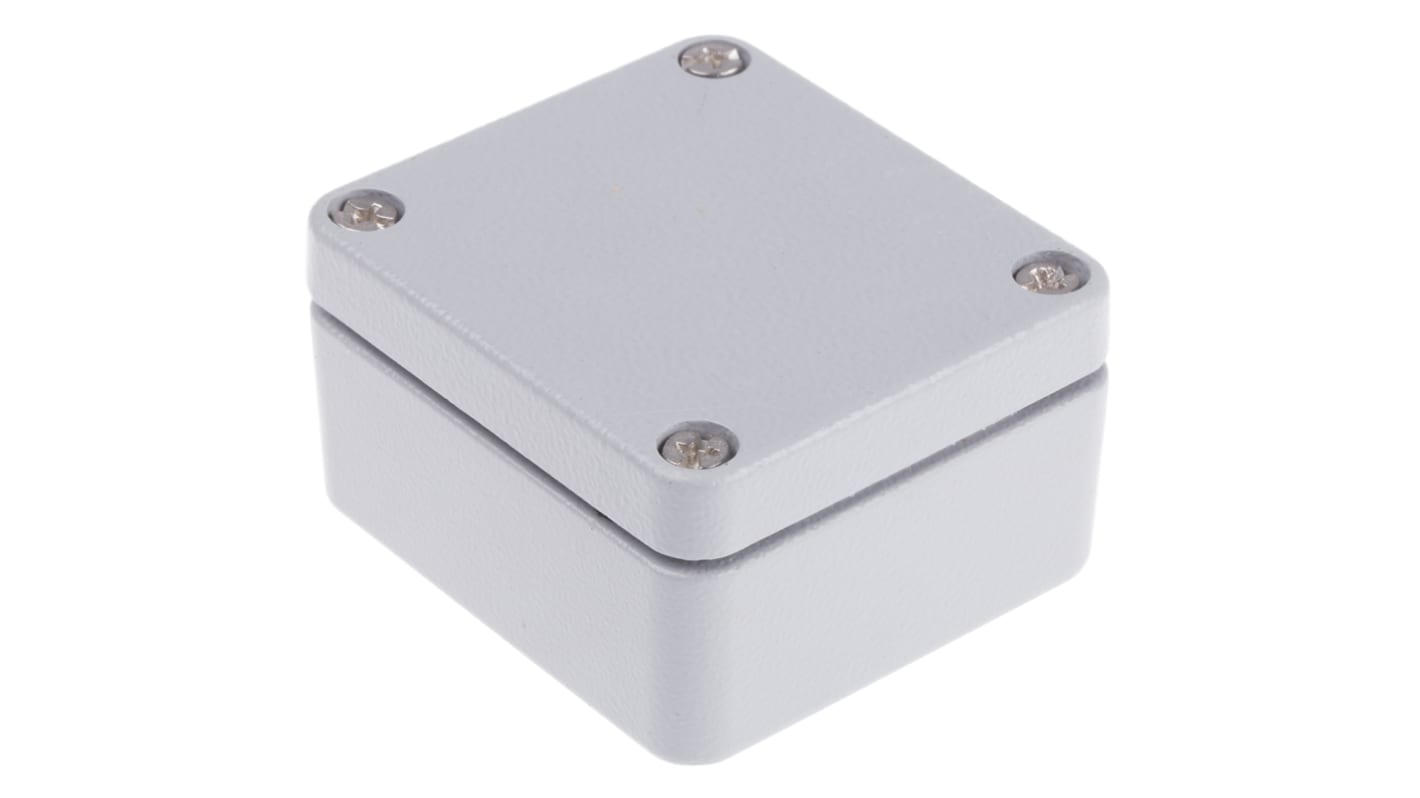 Caja RS PRO de Aluminio Presofundido Gris, 58 x 64 x 34mm, IP66