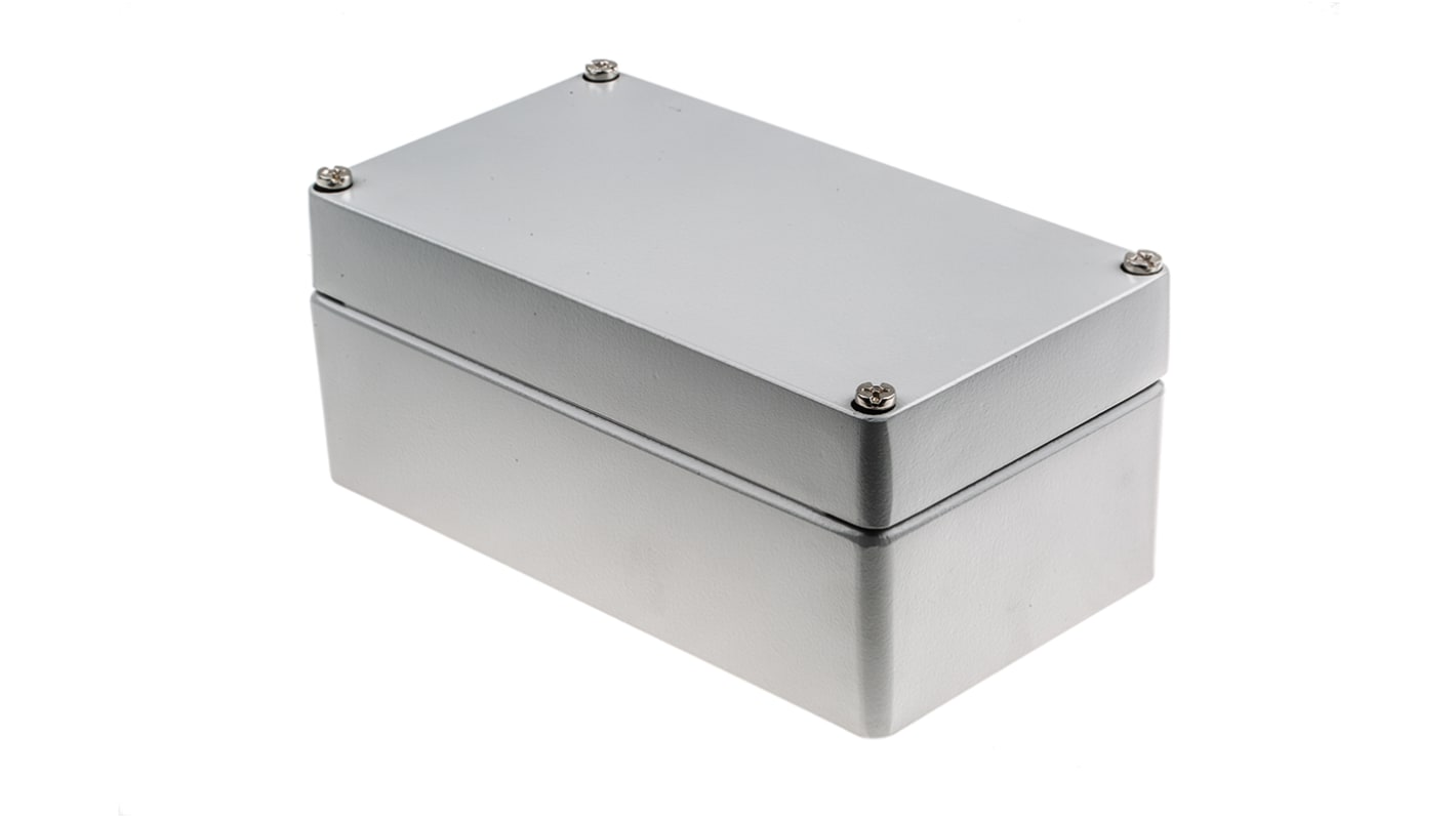 Caja RS PRO de Aluminio Presofundido Gris, 220 x 120 x 90mm, IP66