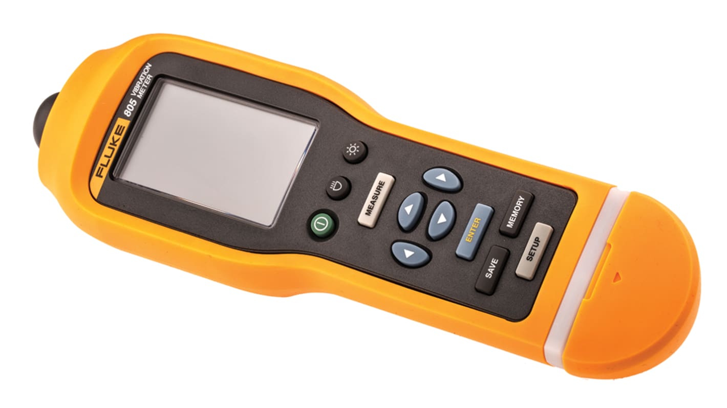 Fluke 805 Vibration Meter - Acceleration, Displacement, Velocity, 2 Axis