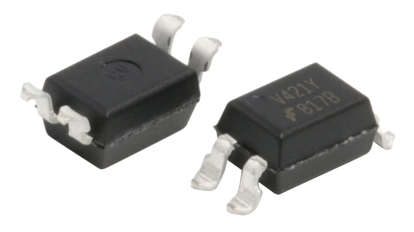 Optron, řada: FOD, počet kolíků: 4 výstup Fototranzistor vstup DC povrchová montáž DIP