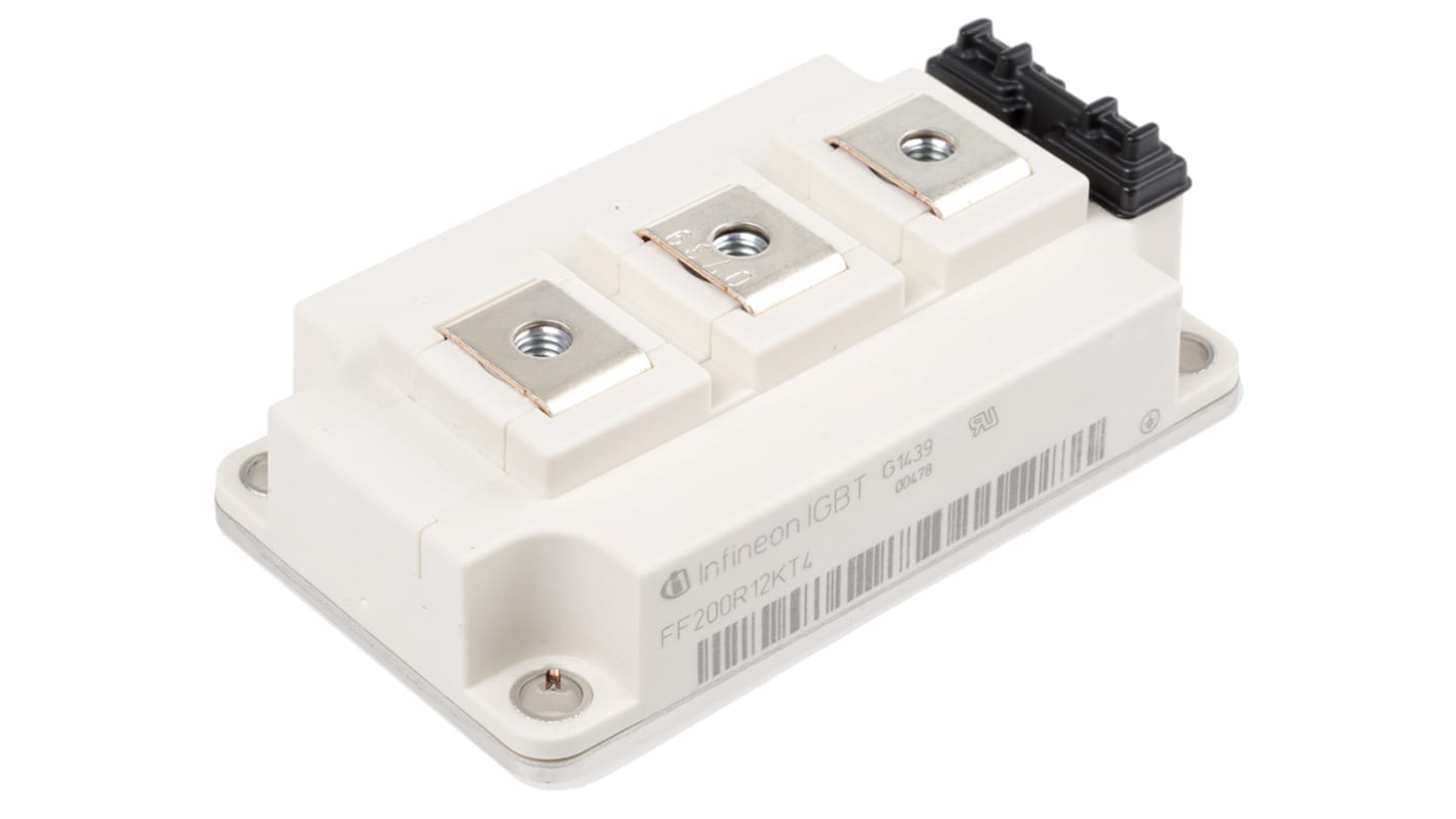 IGBT modul FF200R12KT4HOSA1 N-kanálový 320 A 1200 V, Modul 62MM, počet kolíků: 3 Sériové zapojení