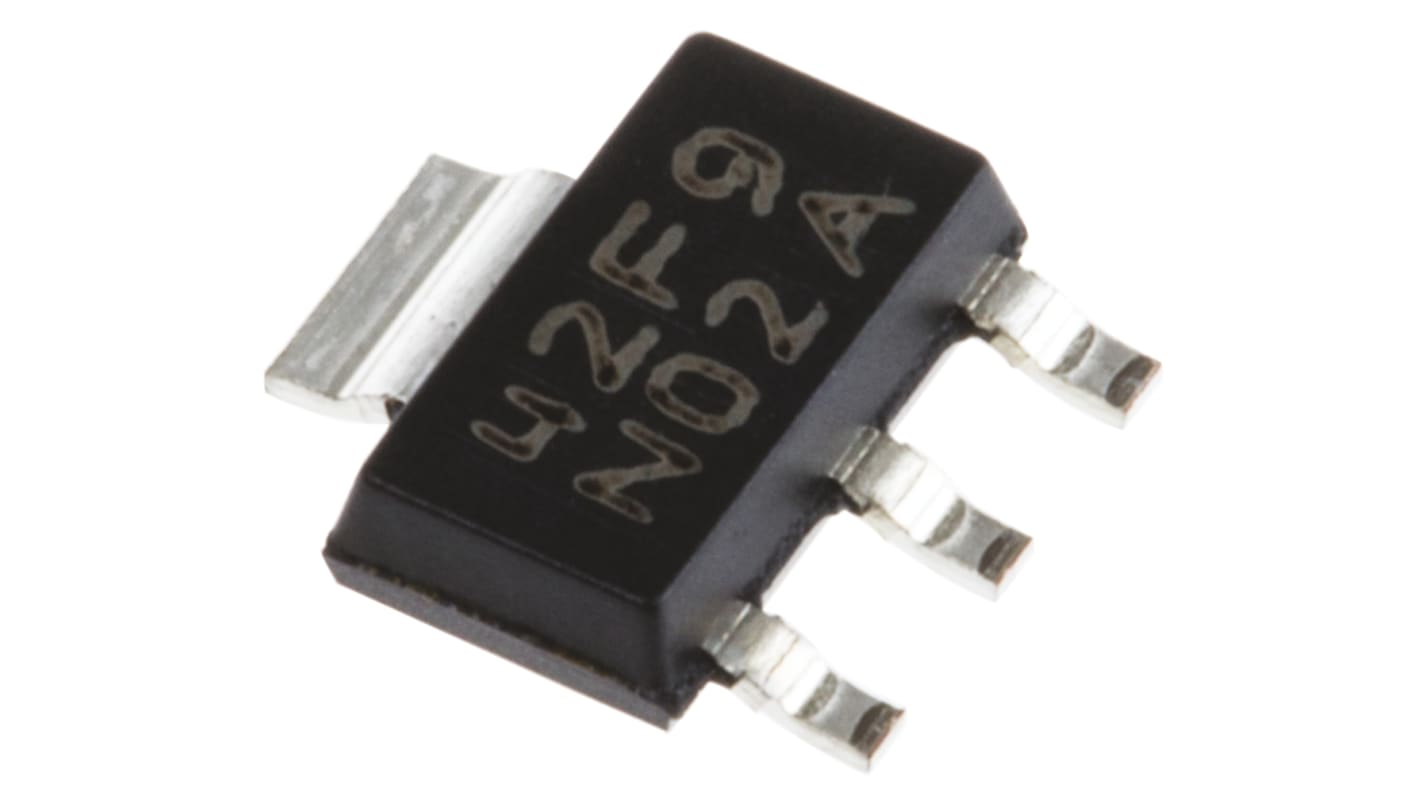 Régulateur de tension, LM337IMP/NOPB, 1.5A, SOT-223 3+Tab broches.