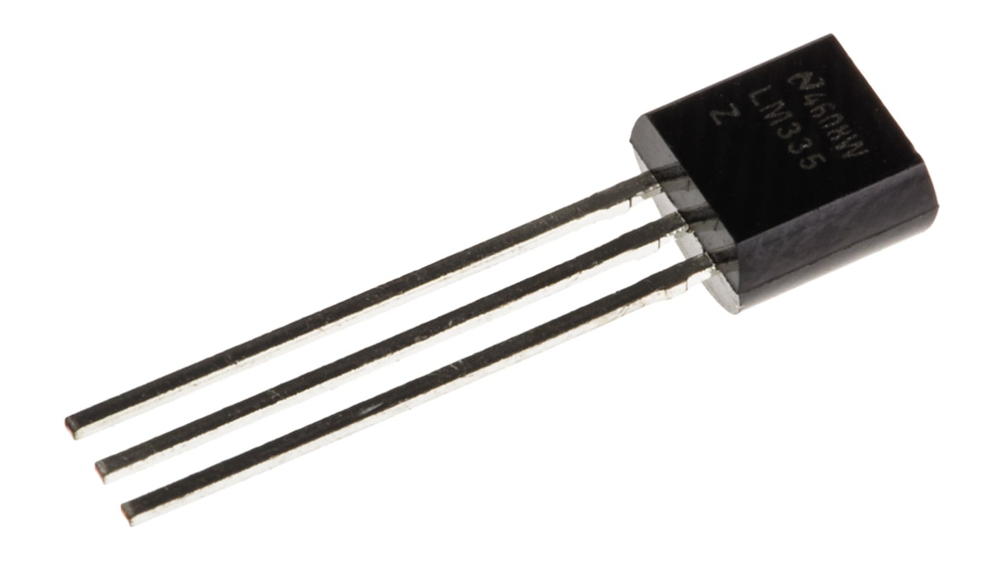 LM335Z/NOPB Texas Instruments Temperature Sensor, Voltage Output, Through Hole Mount, Analogue