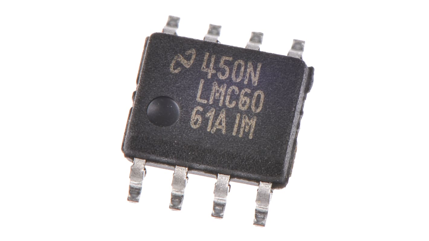 LMC6061AIM/NOPB Texas Instruments, Precision, Op Amp, 100kHz, 4.5 → 15.5 V, 8-Pin SOIC