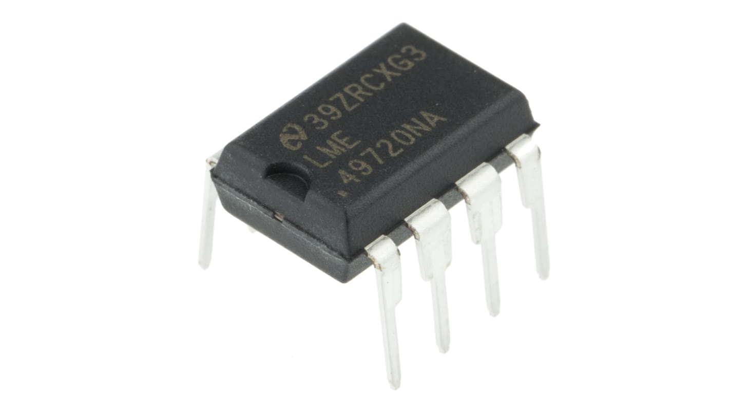 Texas Instruments オペアンプ, スルーホール, 2回路, デュアル電源, LME49720NA/NOPB