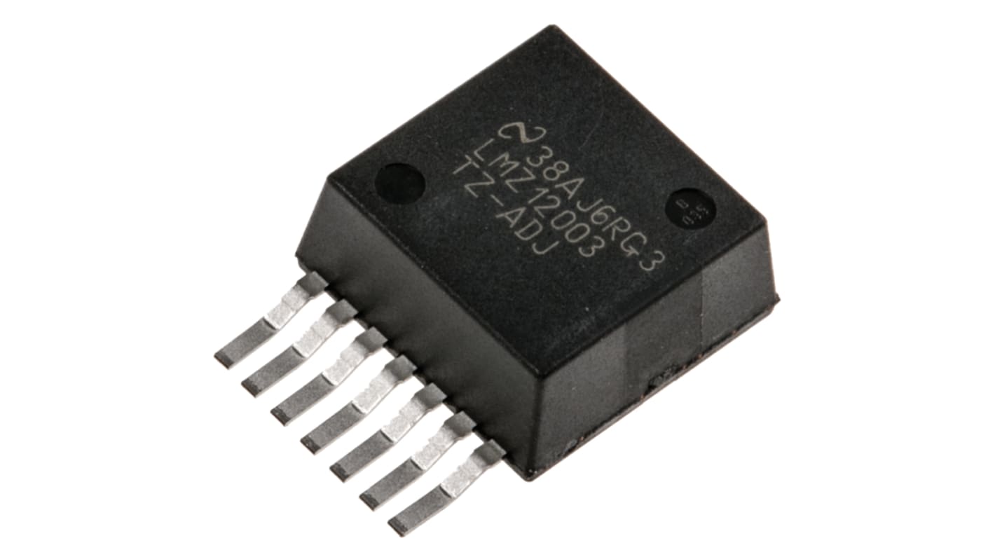 Texas Instruments, LMZ12003TZE-ADJ/NOPBStep-Down Switching Regulator, 1-Channel 3A Adjustable 7-Pin, TO-PMOD