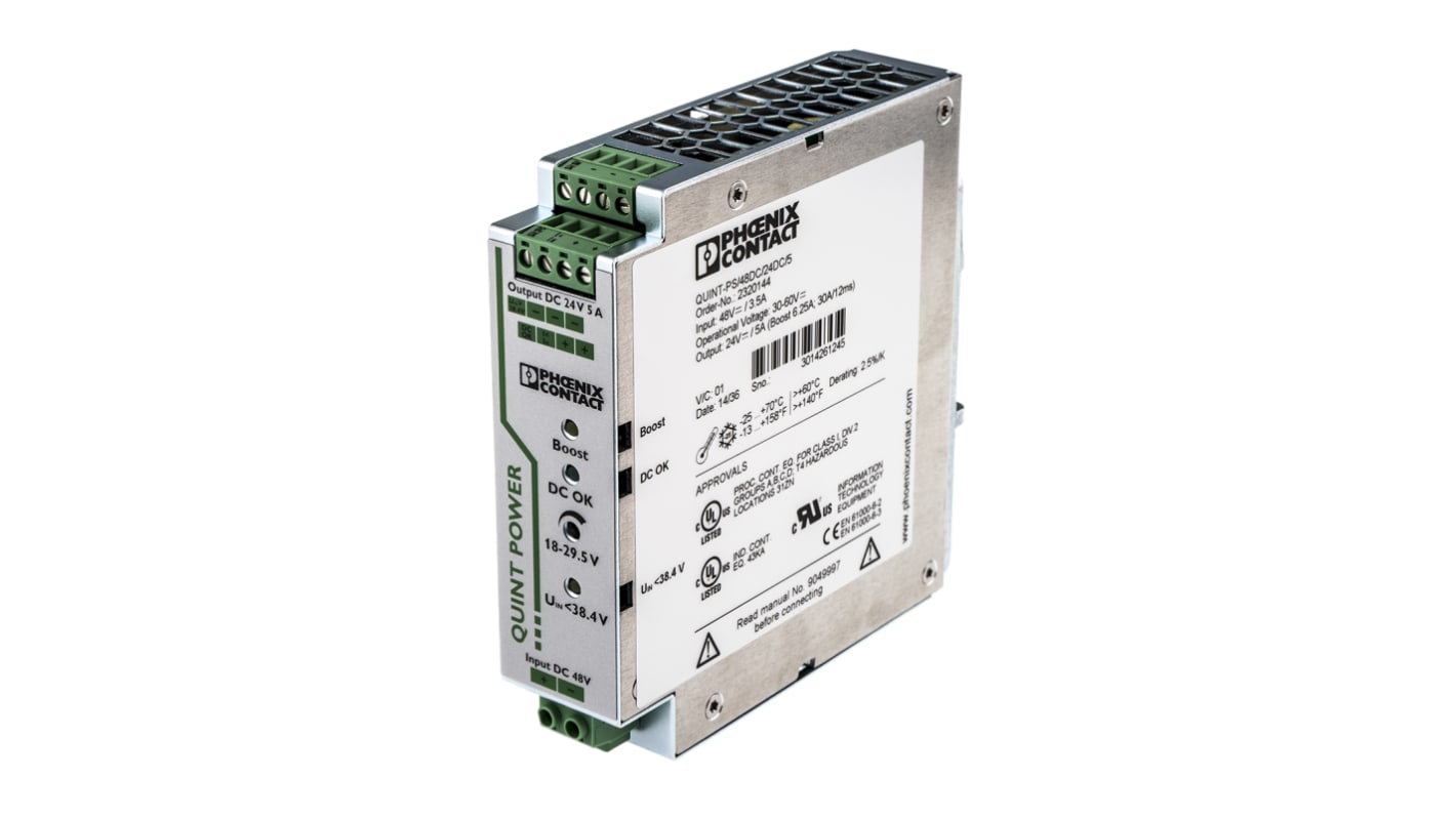 Convertitore c.c.-c.c. 120W, Vin 30 → 60 V c.c., Vout 24V cc, 1.5kV cc