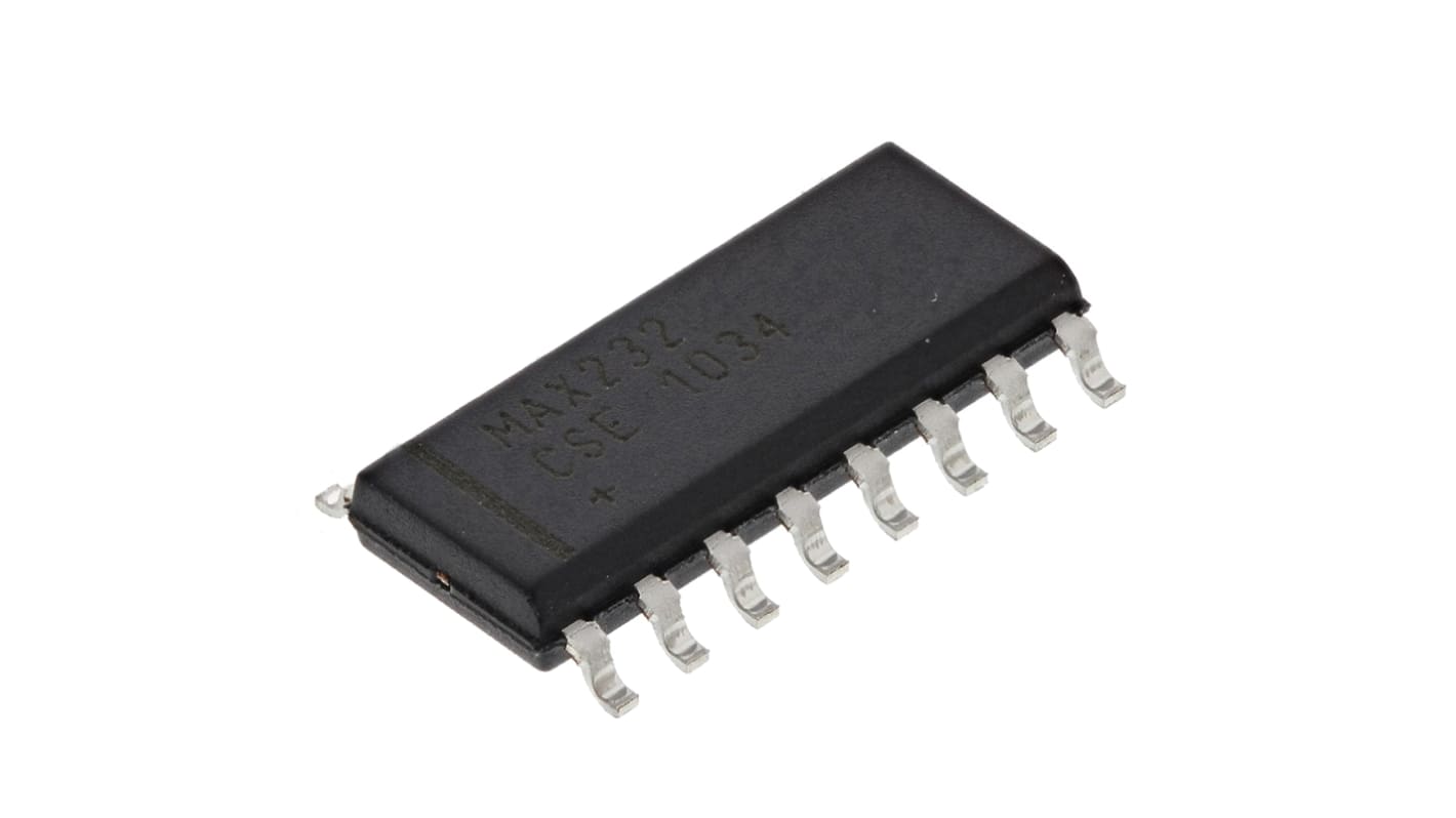 DUAL TRANSMITTER/RECEIVER RS232 SOIC16