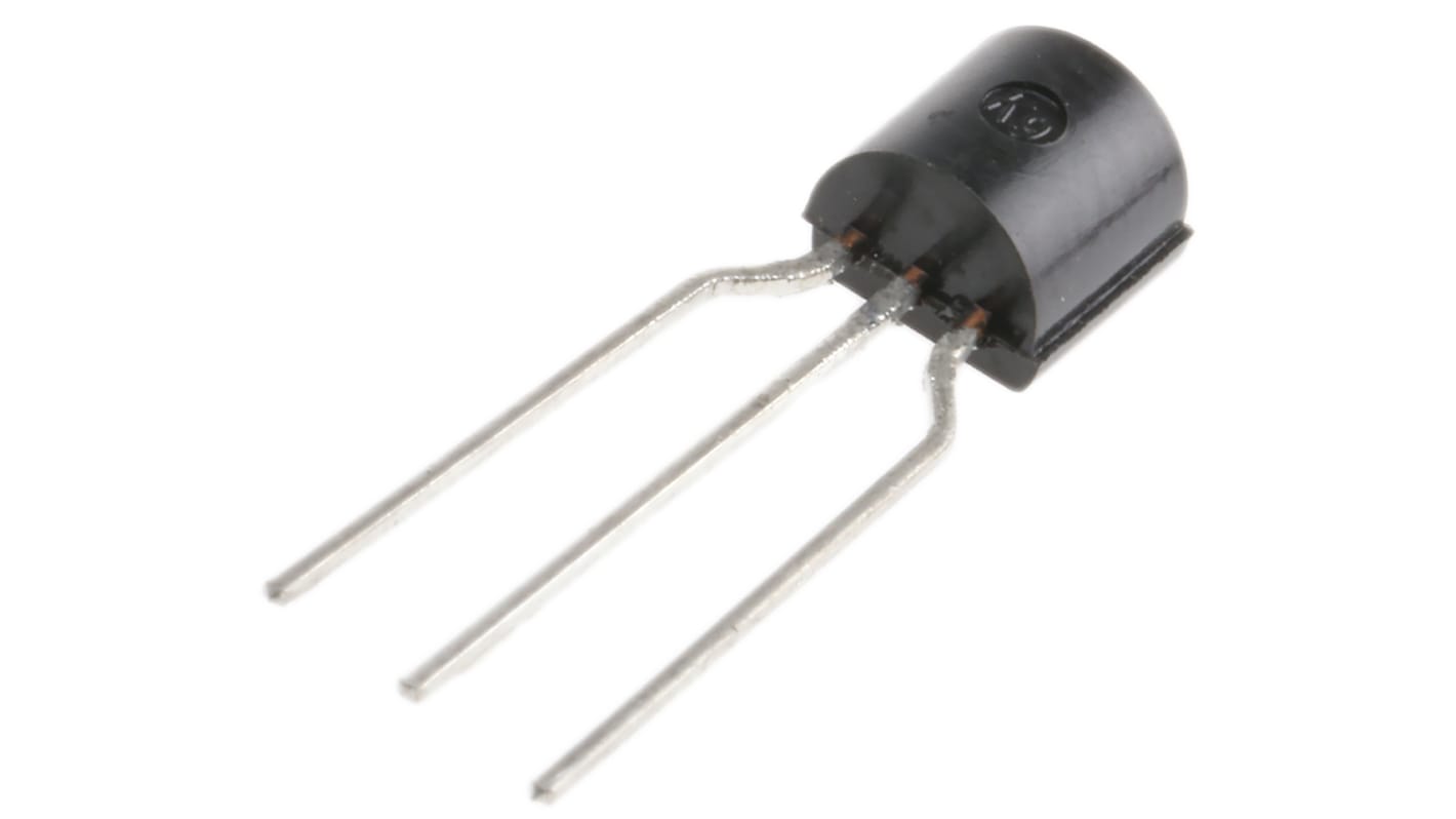 onsemi BC556B-ML THT, PNP Transistor -65 V / -100 mA 150 MHz, TO-92 3-Pin