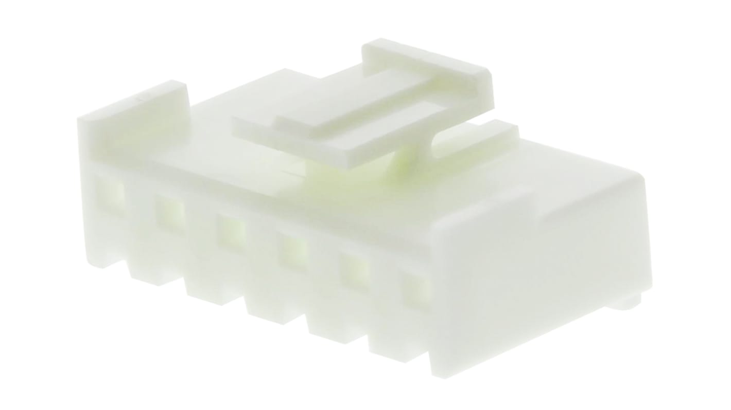JST, VH Female Connector Housing, 3.96mm Pitch, 6 Way, 1 Row Side Entry, Top Entry