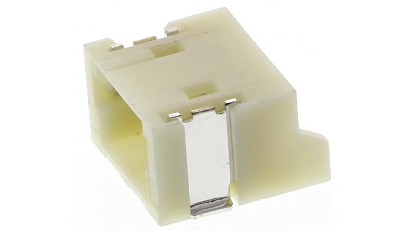 JST ZH Series Right Angle Surface Mount PCB Header, 2 Contact(s), 1.5mm Pitch, 1 Row(s), Shrouded