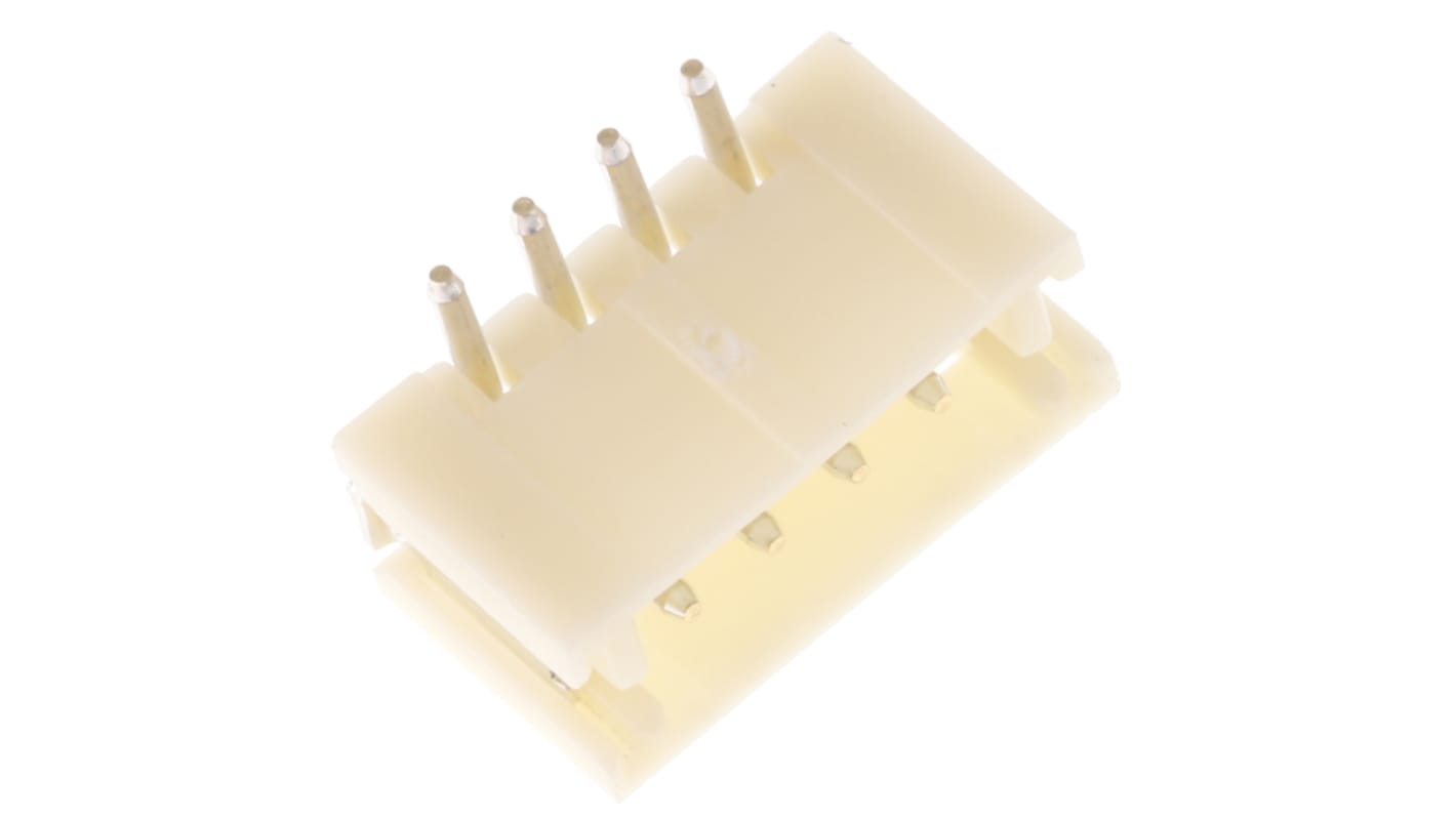 JST ZH Series Top Entry Surface Mount PCB Header, 4 Contact(s), 1.5mm Pitch, 1 Row(s), Shrouded