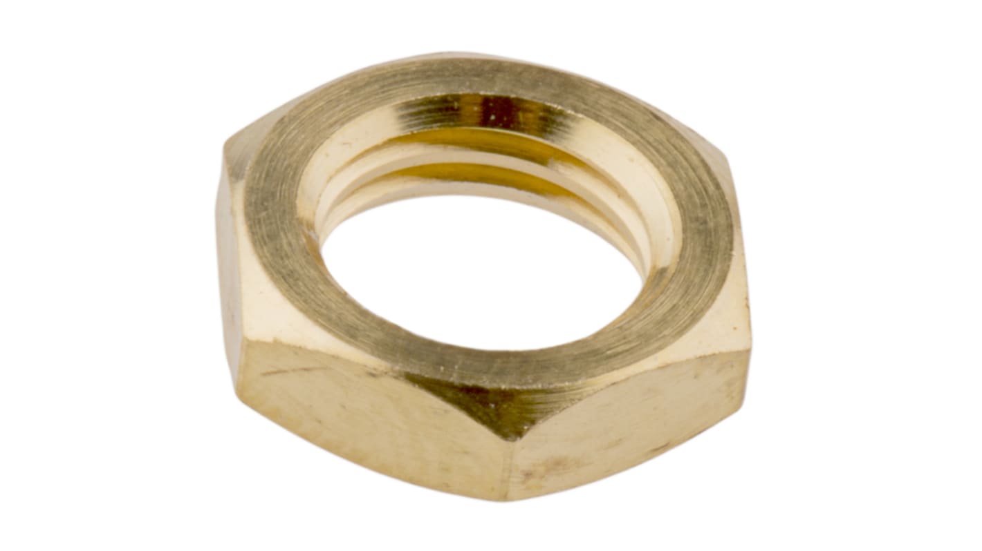 RS PRO Brass Locknut for Use with Temperature Sensor, M8, RoHS Compliant Standard