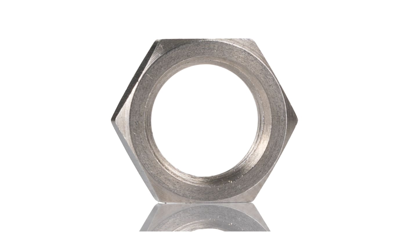 RS PRO Stainless Steel Locknut for Use with Temperature Sensor, 1/8 BSPP, RoHS Compliant Standard