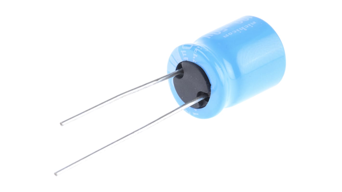 Nichicon 100μF Aluminium Electrolytic Capacitor 50V dc, Radial, Through Hole - UBT1H101MPD8