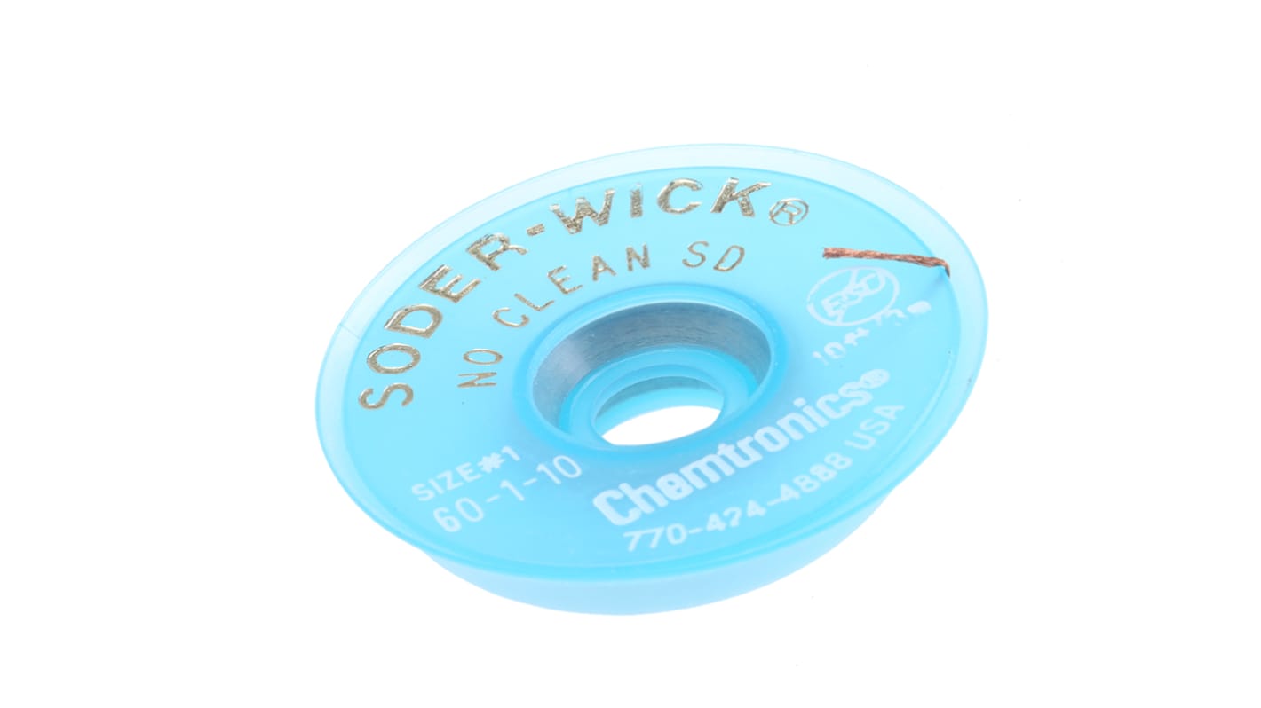 Chemtronics Soder-Wick Entlötlitze No Clean, 0.8mm x 3m