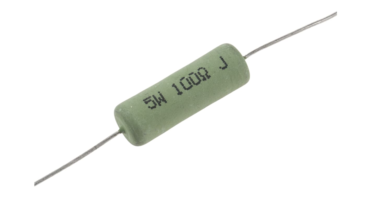 TE Connectivity 100Ω Wire Wound Resistor 5W ±5% EP5W100RJ