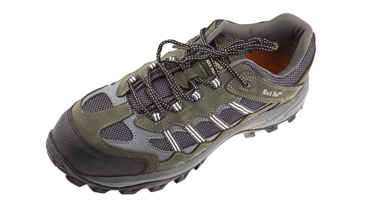 Scarpe sportive antinfortunistiche S1P RS PRO, Uomo tg. 47, col. Verde, con puntale di sicurezza