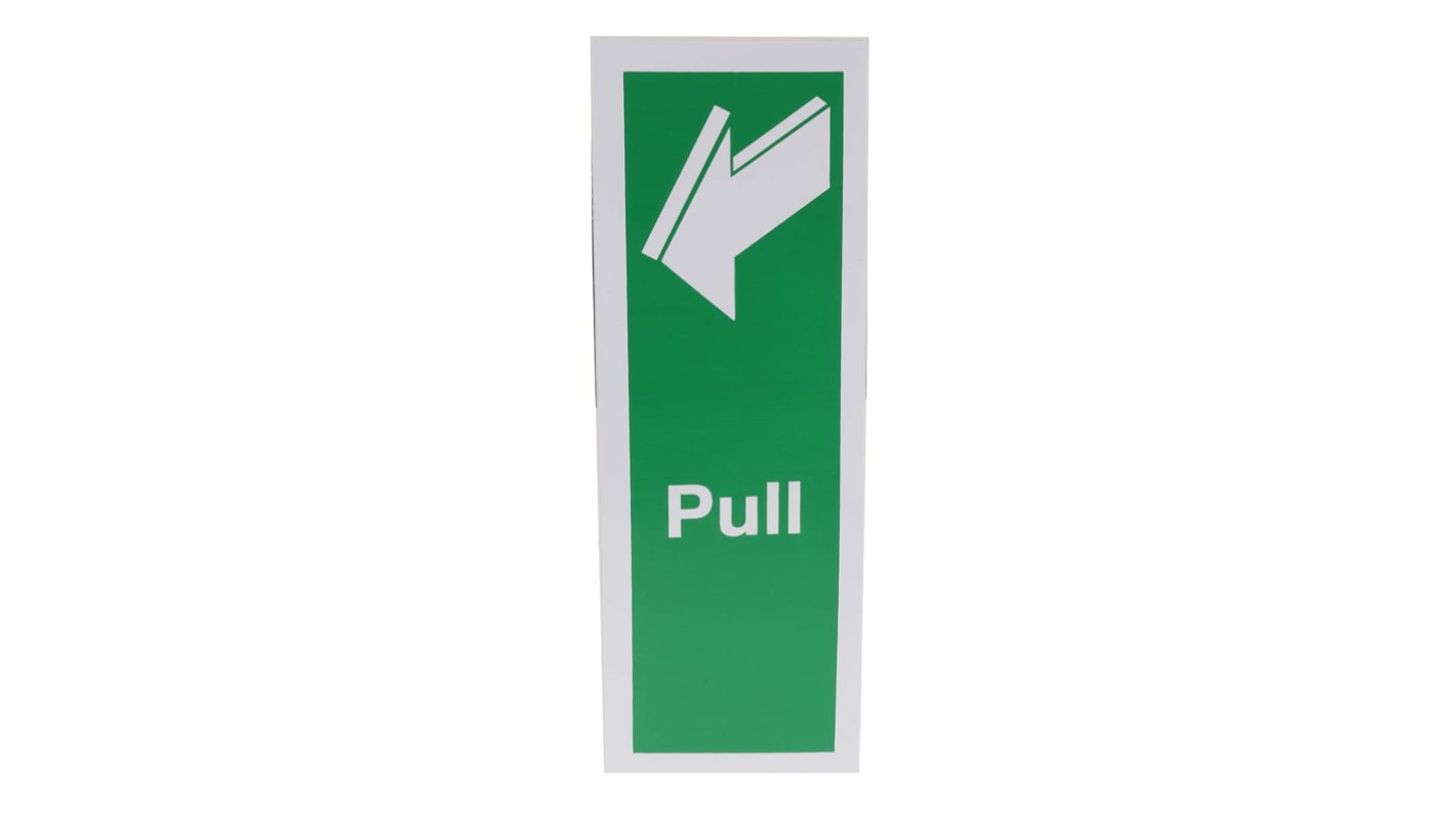 Vinyl Access, PULL, English, Exit Sign