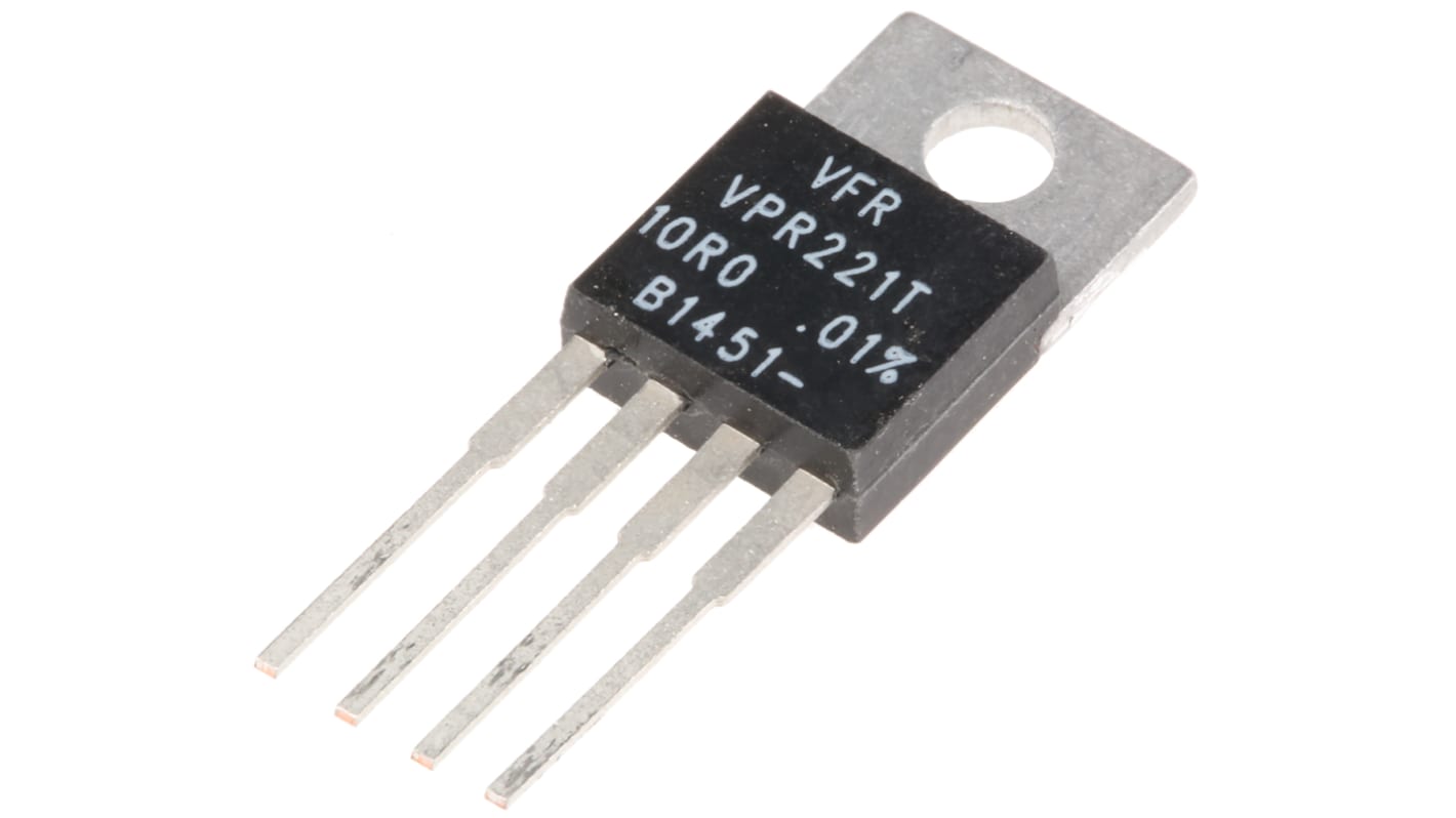 Rezistor, řada: VPR221 10Ω ±0.01% 8W Vishay Foil Resistors