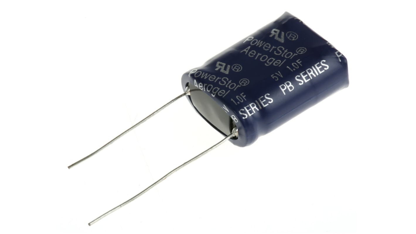 Eaton 1F Supercapacitor -20 → +80% Tolerance, 5V dc, Through Hole