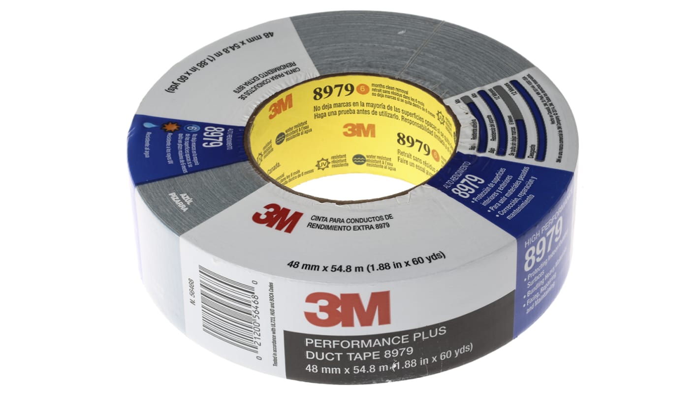 Cinta americana, 3M 8979 de color Azul, 48mm x 55m, grosor 0.33mm