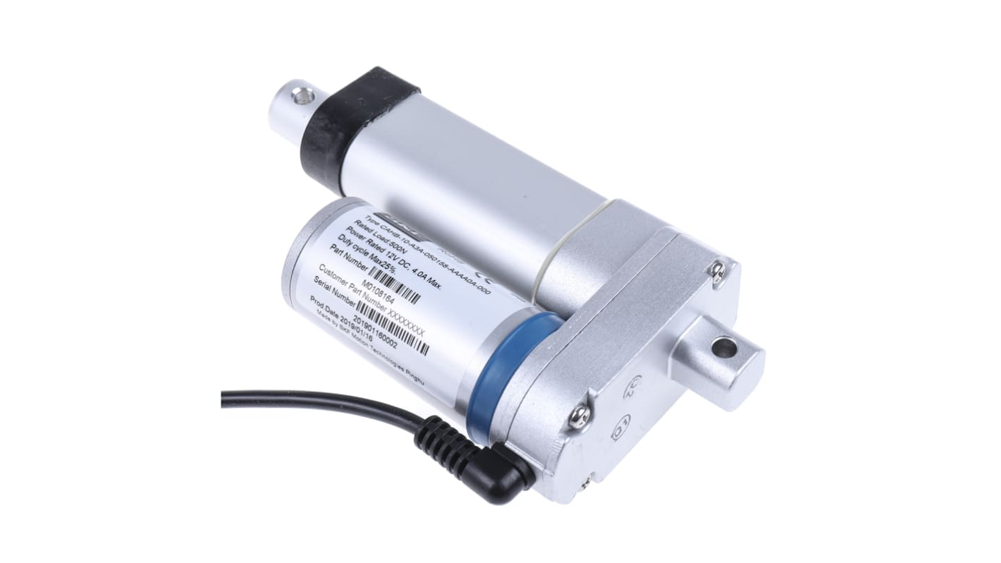Actuador lineal eléctrico Ewellix Makers in Motion CAHB-10, 12V dc, 500N, 16mm/s, 50mm