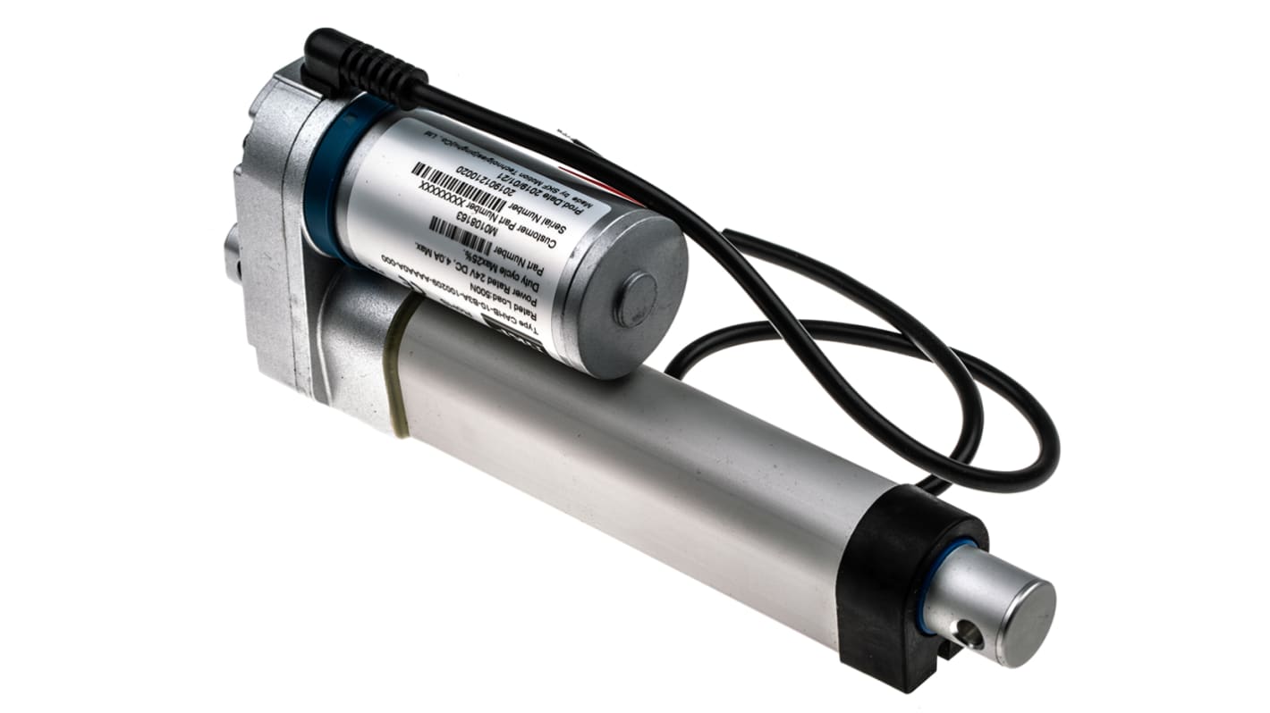 Ewellix Makers in Motion Micro Linear Actuator, 100mm, 24V dc, 500N, 16mm/s