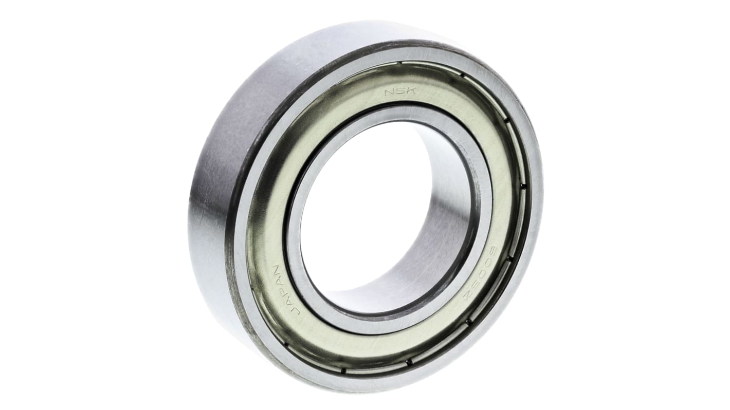 NSK 6005ZZC3 Single Row Deep Groove Ball Bearing- Both Sides Shielded 25mm I.D, 47mm O.D
